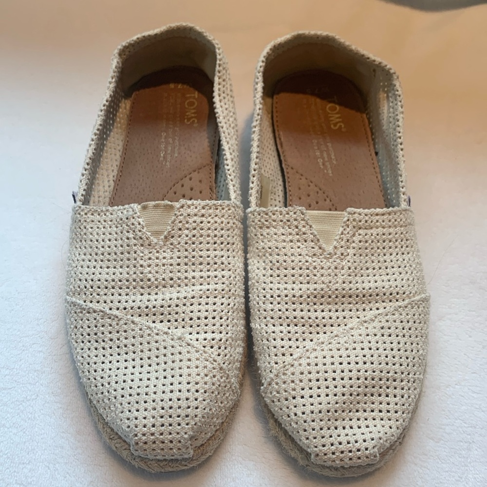 Toms Alpargata natural size 7.5